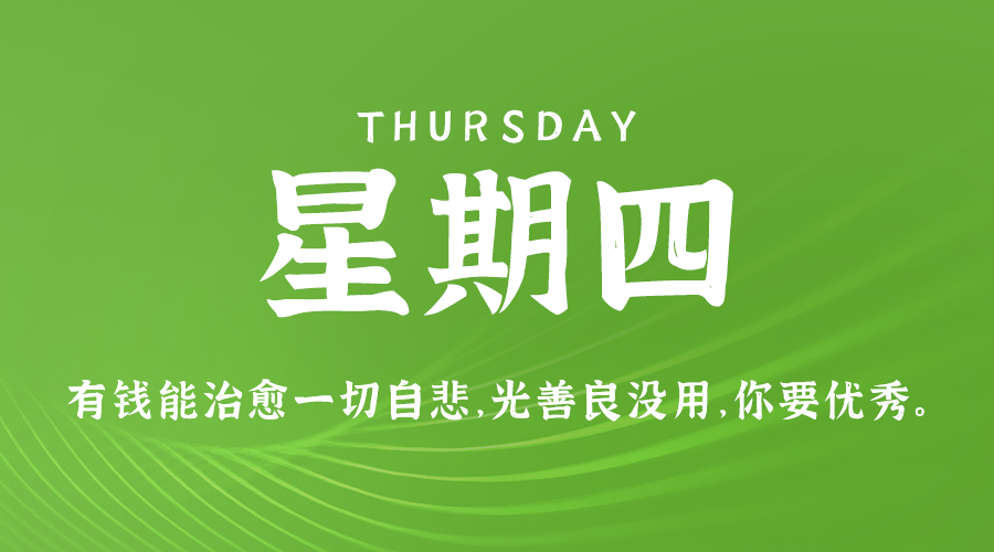 09日04日，星期四，在这里每天60秒读懂世界！